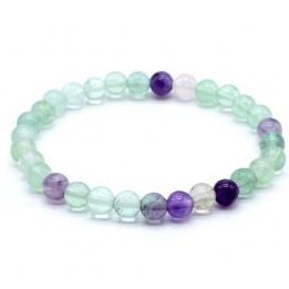 Pulsera 6mm Fluorita